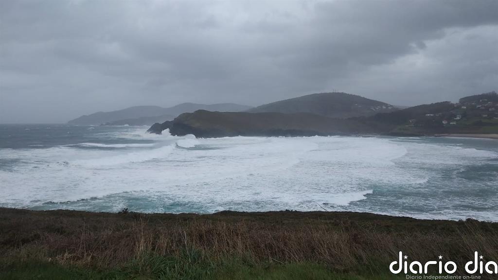 Aviso naranja este sábado por frío en el sur de Ourense y por fuertes vientos en la costa de A Coruña