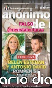 Belen Esteban se pronuncia sobre el fin de su amistad con Antonio David Flores