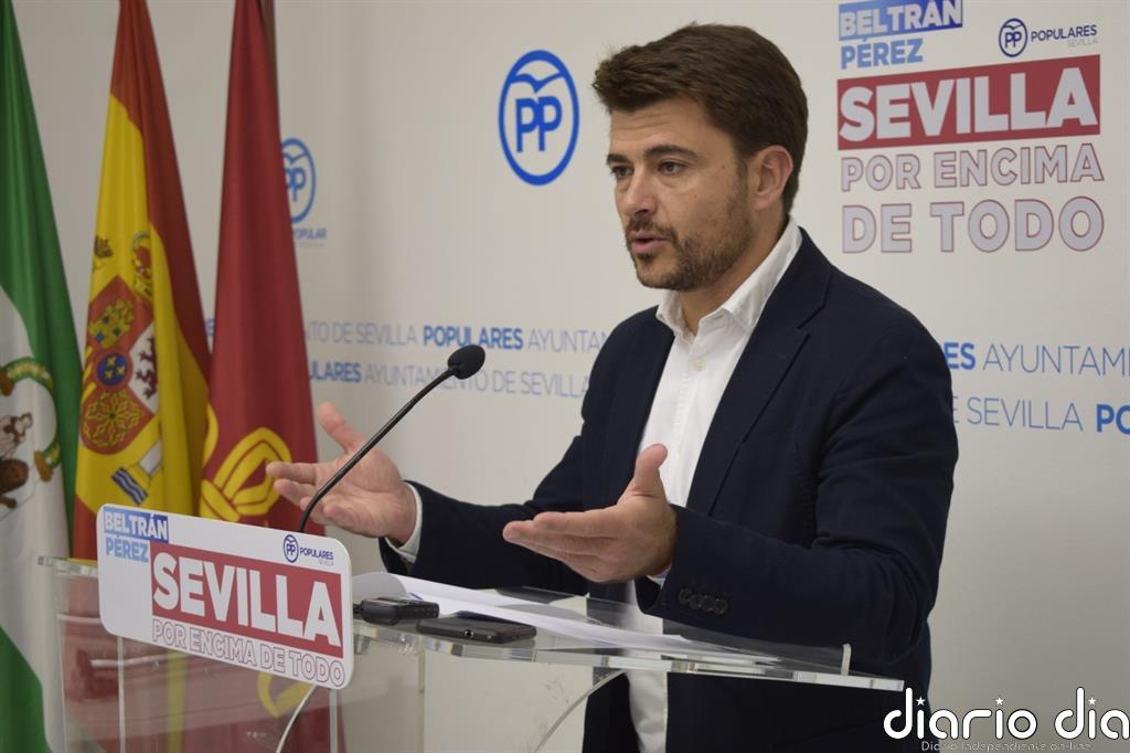 Beltrán Pérez considera que el dictamen del CESS "suspende la gestión" de Espadas y le acusa de "incapacidad"