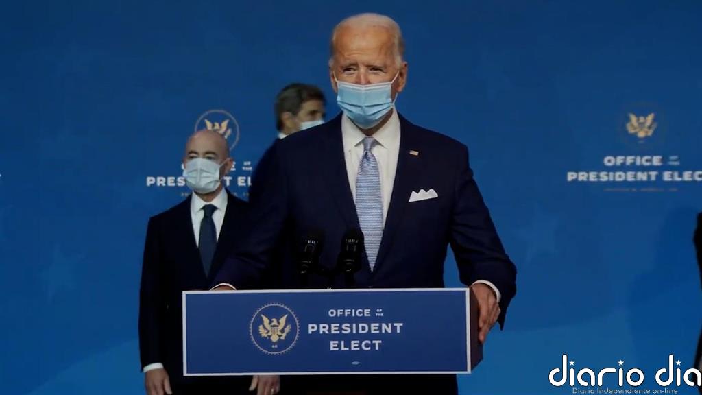 Biden apunta a un liderazgo demócrata en el Congreso pero se muestra "determinado" a trabajar con ambos partidos