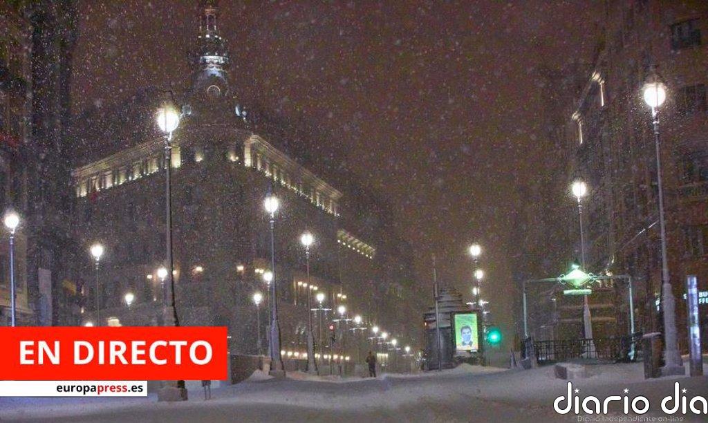 Borrasca 'Filomena' | Directo: Madrid habilita carriles de circulación en vías como Gran Vía o Paseo del Prado
