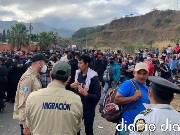 Caravana Migrante es detenida en Guatemala y México vigila su llegada