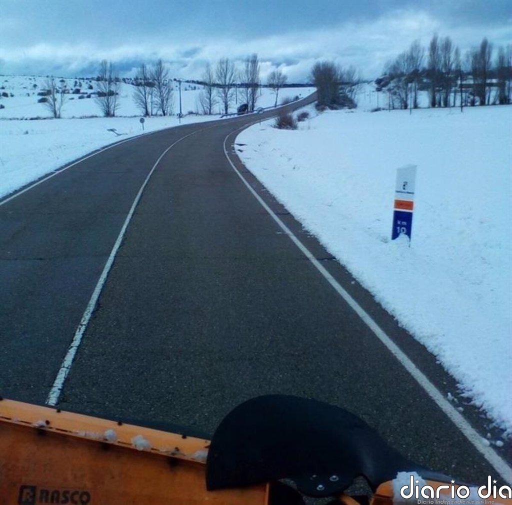 Carreteras de Guadalajara y Cuenca registran ocho incidentes por nieve y hielo