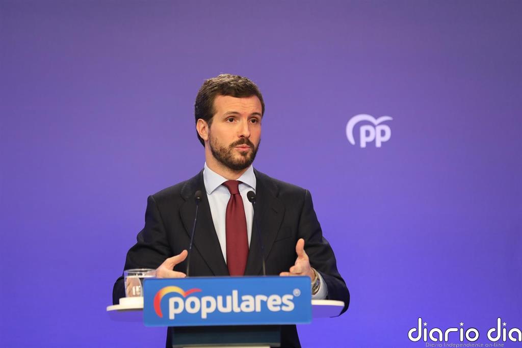 Casado acusa a Sánchez de "despreciar" a CCAA y Parlamento en el reparto de los fondos europeos y actuar con "opacidad"