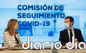 Casado reúne al comité Covid-19 del PP para exigir a Sánchez que deje la pasividad y actúe ante el avance del virus