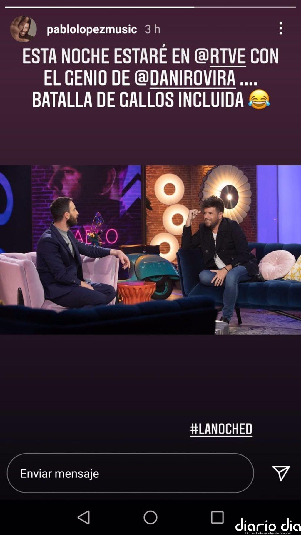 Clara Lago le desea toda la suerte a Dani Rovira en su vuelta a la televisión