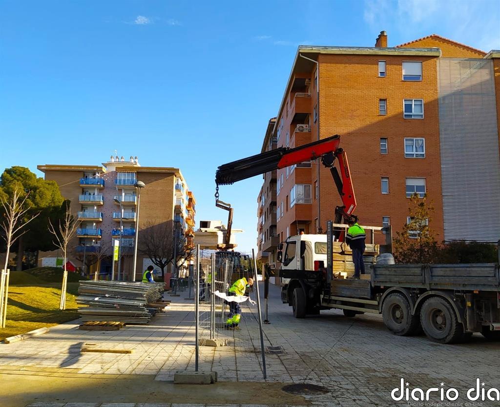 Comienzan los trabajos de la segunda fase de restauración y mejora del Parque San Martín de Huesca