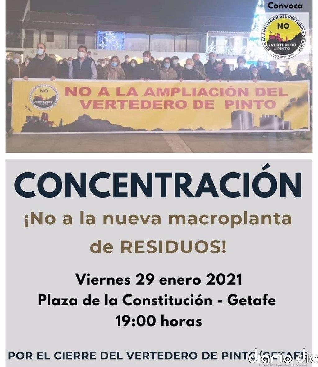 Convocan una concentración hoy contra las obras del vertedero de la Mancomunidad del Sur