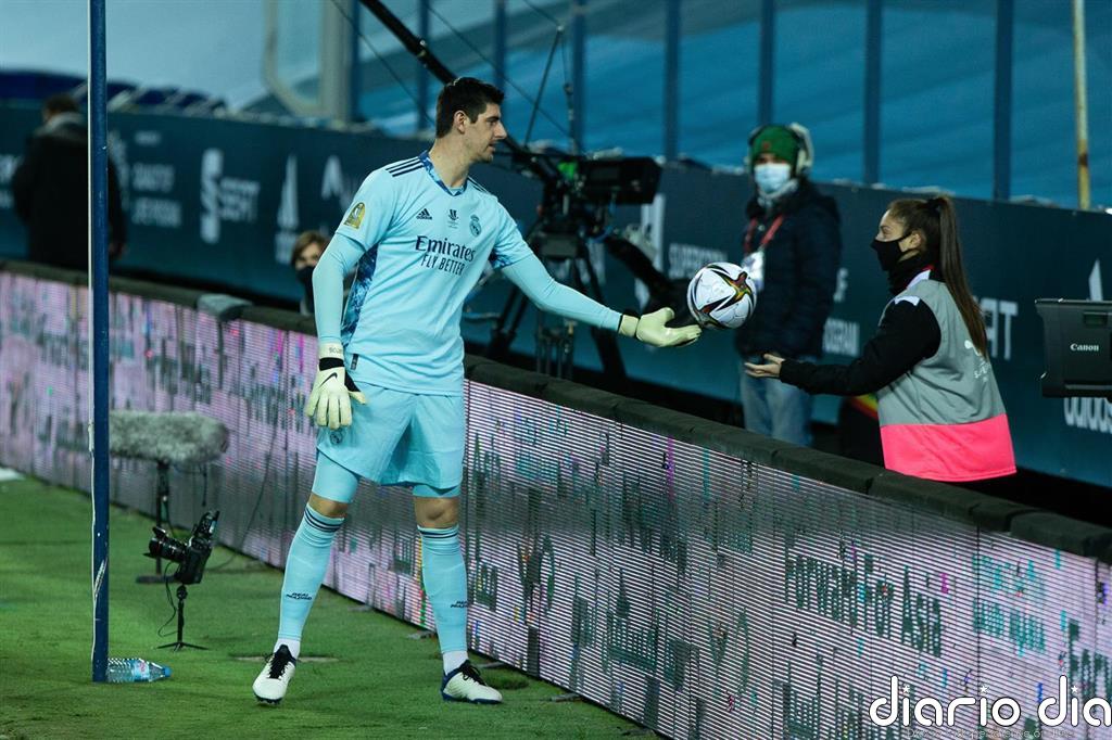Courtois: "Este año nos pitan un montón de penaltis"