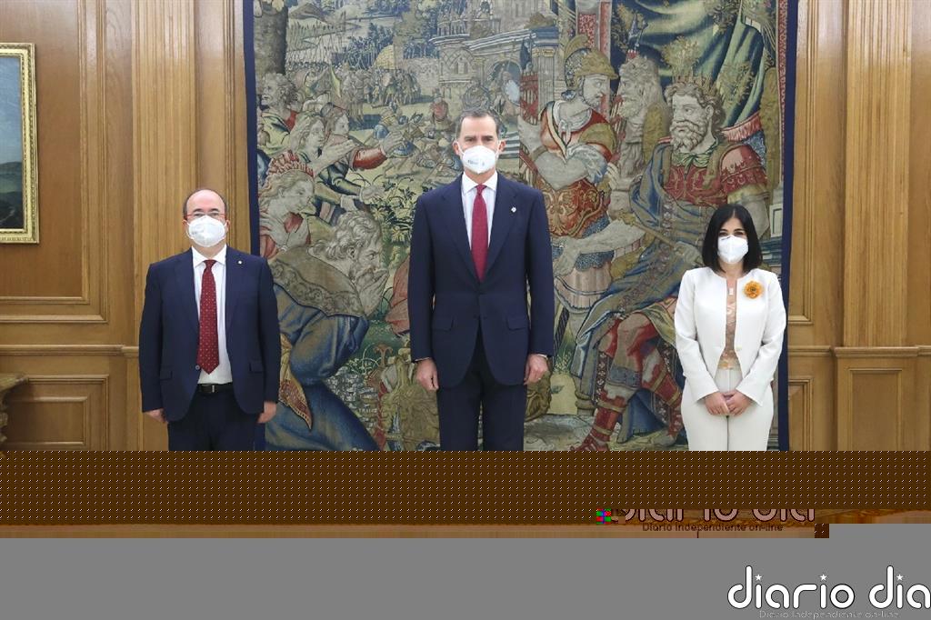 Darias e Iceta prometen ante el Rey sus nuevos cargos en el Gobierno