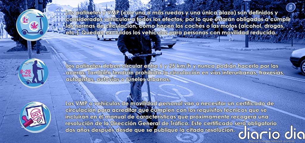 Desde hoy los VMP solo pueden circular por ciudad, fuera de las aceras y zonas peatonales