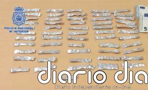 Detenido en El Palmar (Murcia) un joven que portaba entre su ropa 56 dosis de cocaína y heroína