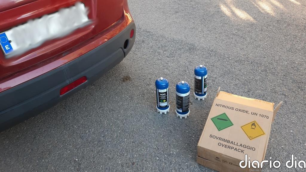 Detenido en Santa Eulària con 'gas de la risa' el presunto organizador de una fiesta ilegal