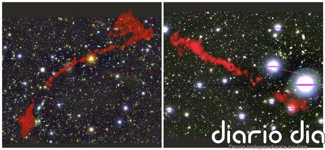 Dos bestias cósmicas aumentan el saber sobre las radiogalaxias gigantes