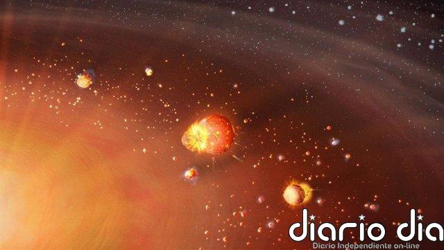 Dos etapas para la formación del Sistema Solar