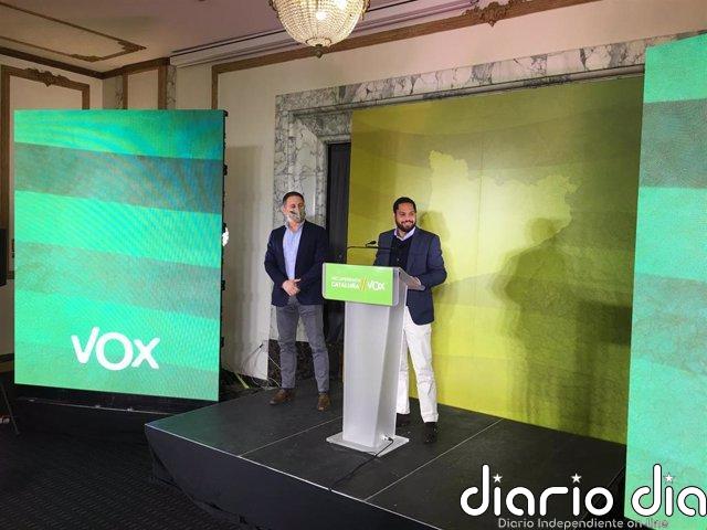 Abascal (Vox) prevé un "desbordamiento del orden constitucional" tras la mayoría independentista