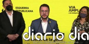 Aragonès (ERC) se presentará a la investidura y pide a Sánchez acordar un referéndum
