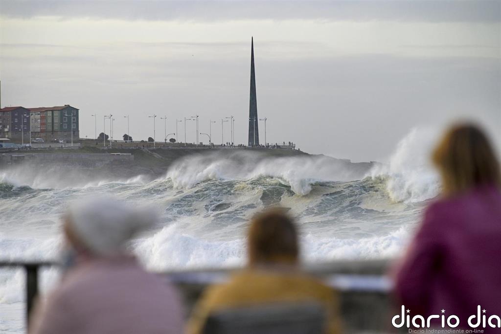 Aviso amarillo por fuertes lluvias este domingo en el interior de Pontevedra y en la costa oeste de A Coruña