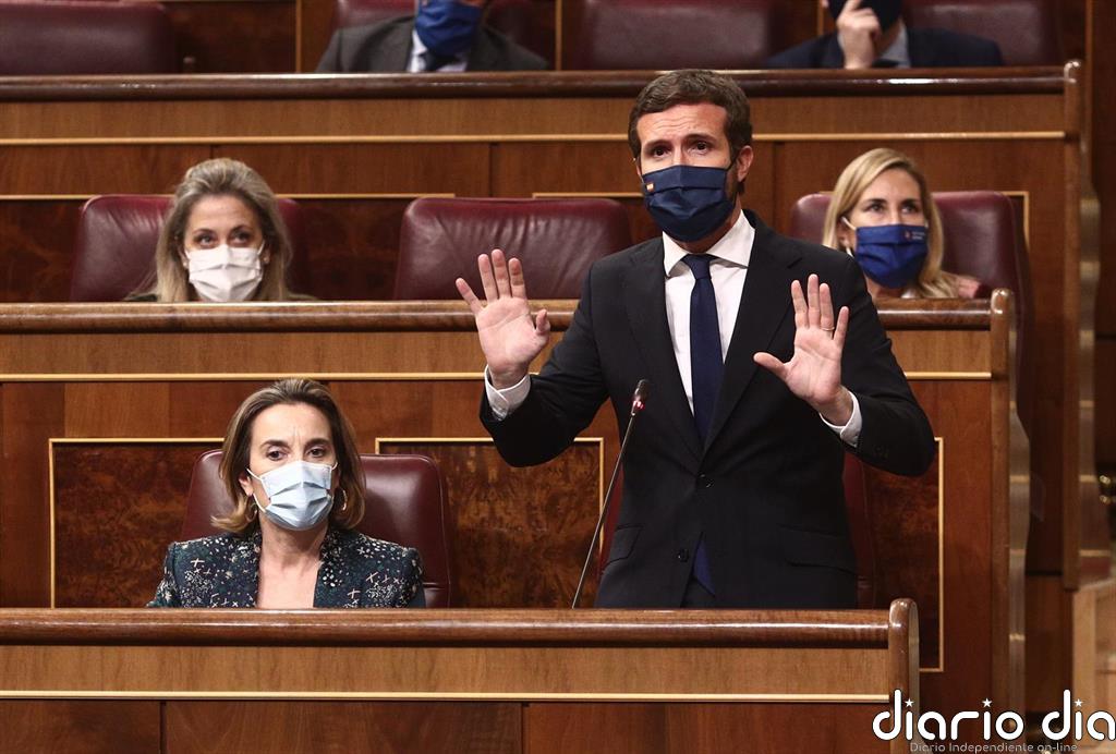 Casado acusa a Sánchez de "quitarse de en medio" en la tercera ola cuando "hay ya una hecatombe social y sanitaria"