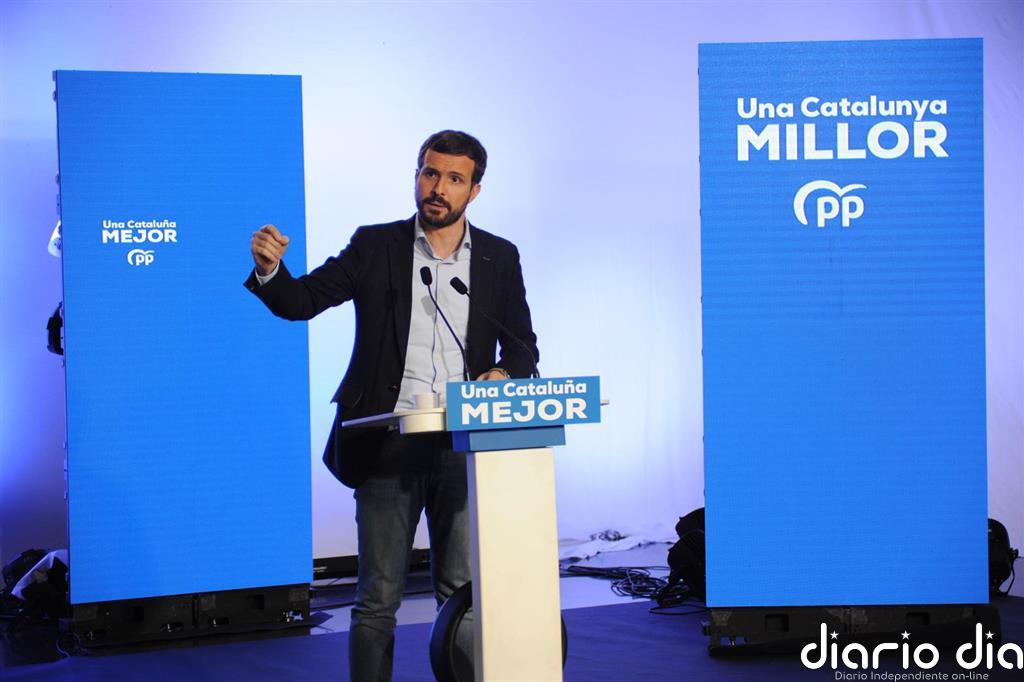 Casado dice que no trata "con delincuentes" y que no le temblará el pulso si se demuestra que Rajoy conocía la caja b