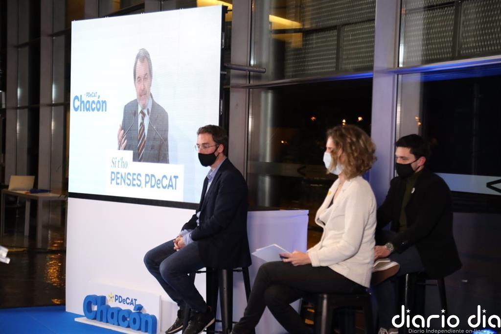 Chacón (PDeCAT) ve una "amenaza a la prosperidad" de Catalunya en el tripartiro ERC-Junts-CUP