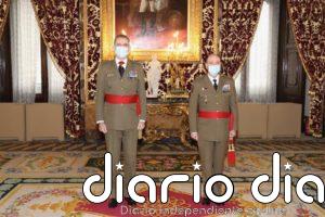 El Rey recibe al jefe de la UME y conoce su actuación contra el Covid y la borrasca Filomena