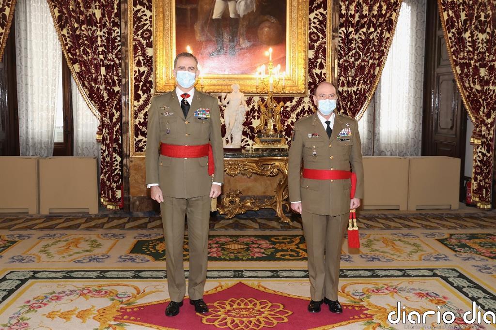 El Rey recibe al jefe de la UME y conoce su actuación contra el Covid y la borrasca Filomena