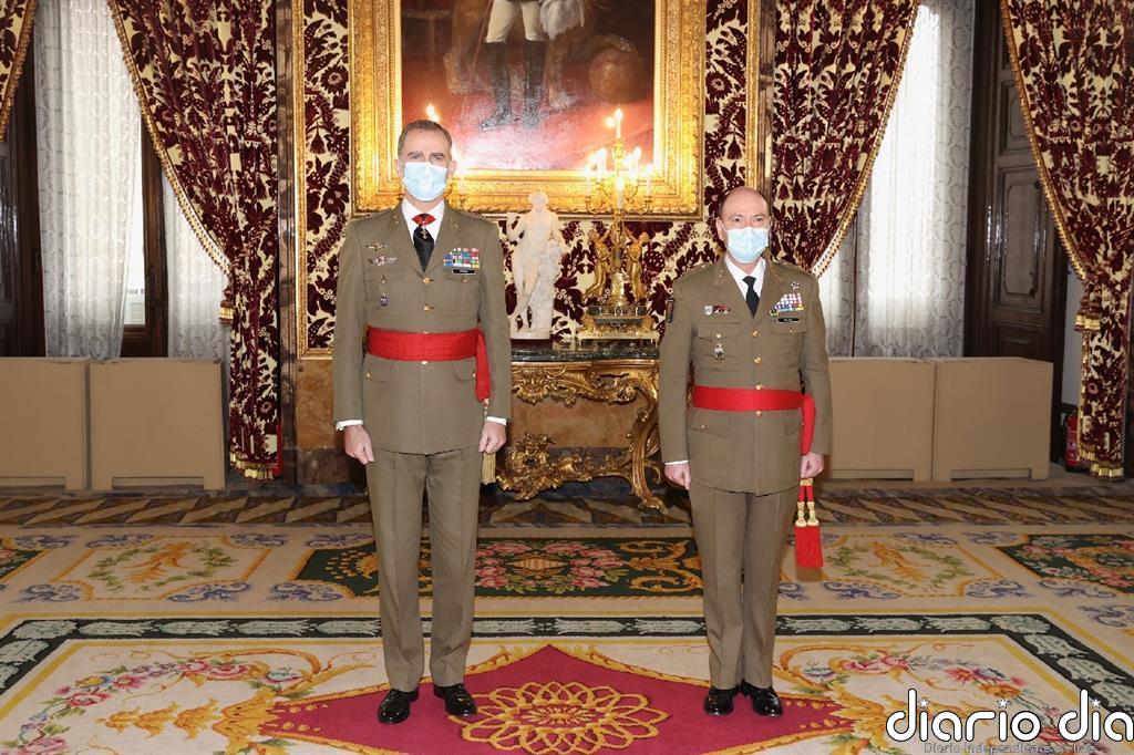 El Rey recibe al jefe de la UME y conoce su actuación contra el Covid y la borrasca Filomena