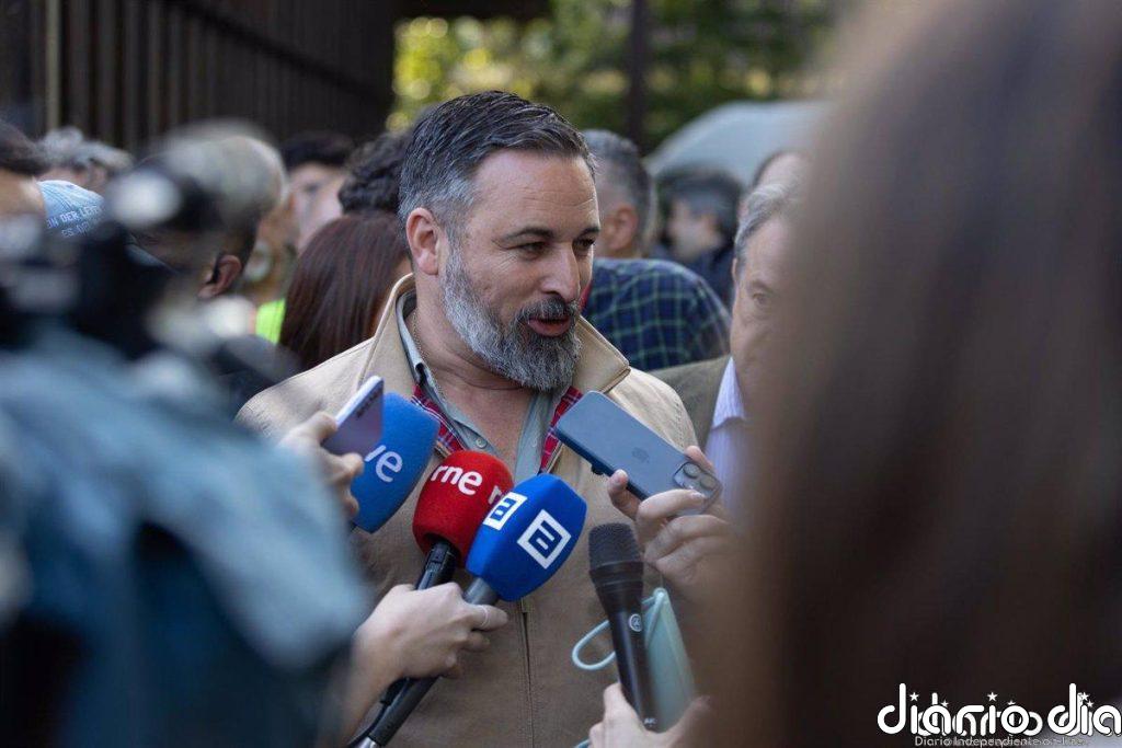 Abascal, dispuesto a apoyar una moción de censura si es para convocar elecciones y sin cesiones a los independentistas