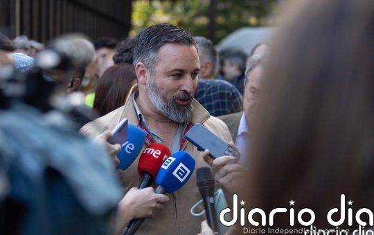 Abascal, dispuesto a apoyar una moción de censura si es para convocar elecciones y sin cesiones a los independentistas