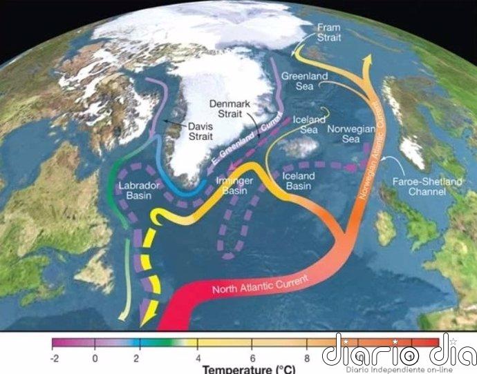 Cambios en el flujo marino pueden mitigar el calentamiento del Ártico