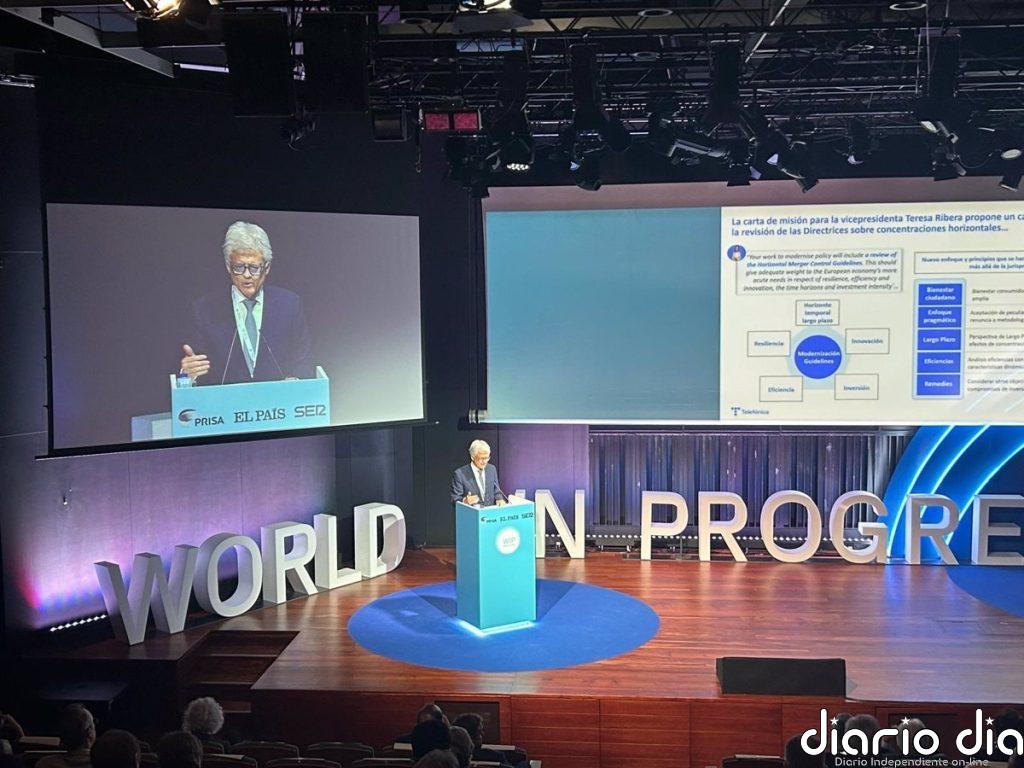 Carvajal (Telefónica) afea a la UE una política "absolutamente dogmática" en la fusiones en el sector telco