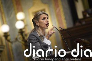 El Congreso debate la reprobación de Yolanda Díaz que plantea Vox por "incompetencia" al frente del Ministerio