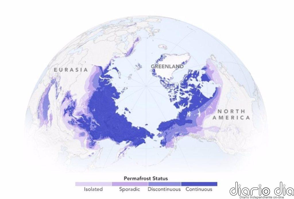 El deshielo de permafrost agrava el calentamiento global a corto plazo