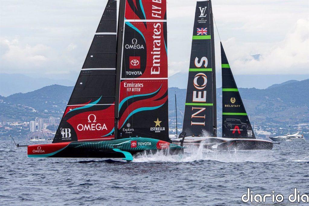 El New Zealand reacciona a lo campeón y está a un punto de ganar la America's Cup