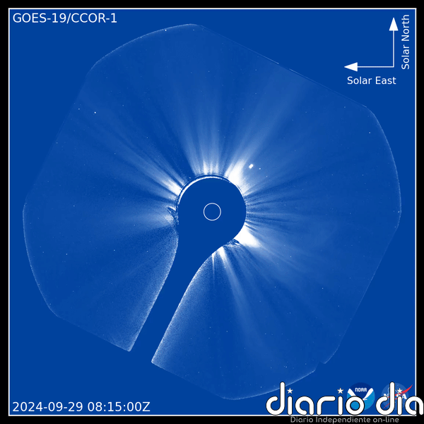 El primer coronógrafo espacial empieza a vigilar la atmósfera solar