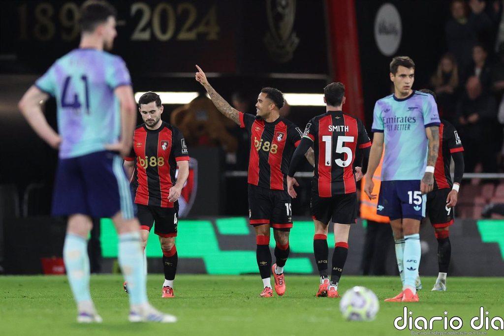 Iraola acaba con el invicto de Arteta y un Arsenal con diez