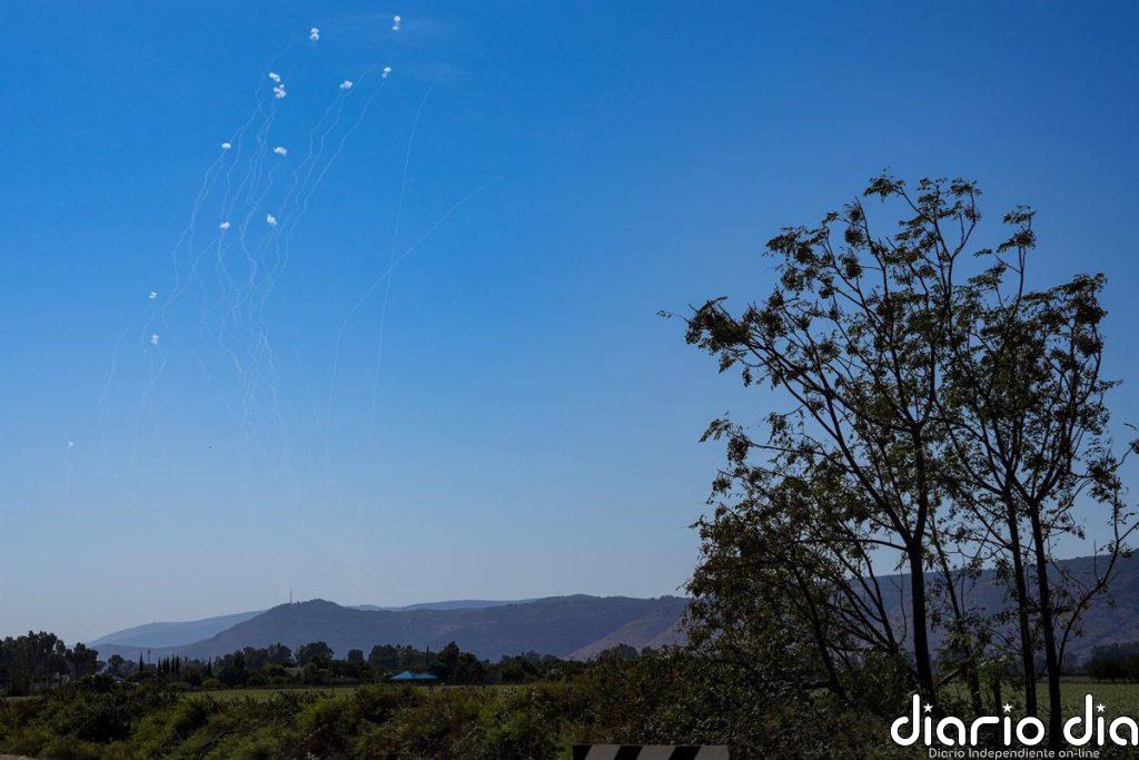 Israel intercepta durante la noche seis proyectiles lanzados desde Líbano