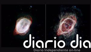 La desordenada muerte de una estrella, según lo observado por Webb