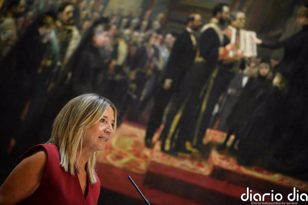 La portavoz del PP en el Senado condena "todos los insultos" al ministro Marlaska en Pamplona