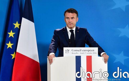 Macron asegura a Moldavia el apoyo de Francia "para cumplir su destino europeo"