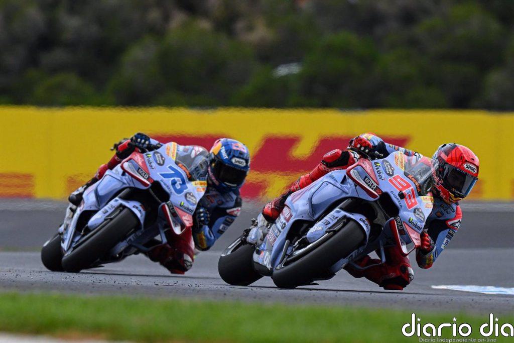 Marc Márquez lidera y Martín gana el primer asalto a Bagnaia en Australia