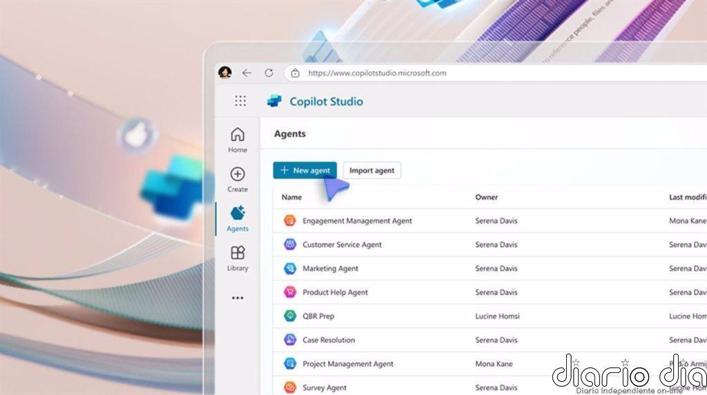 Microsoft permite crear Agentes autónomos en vista previa y ofrece una decena de ellos ya configurados