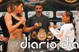 Miranda y Almengor están en peso y listas para combatir por el título mundial interino del pluma