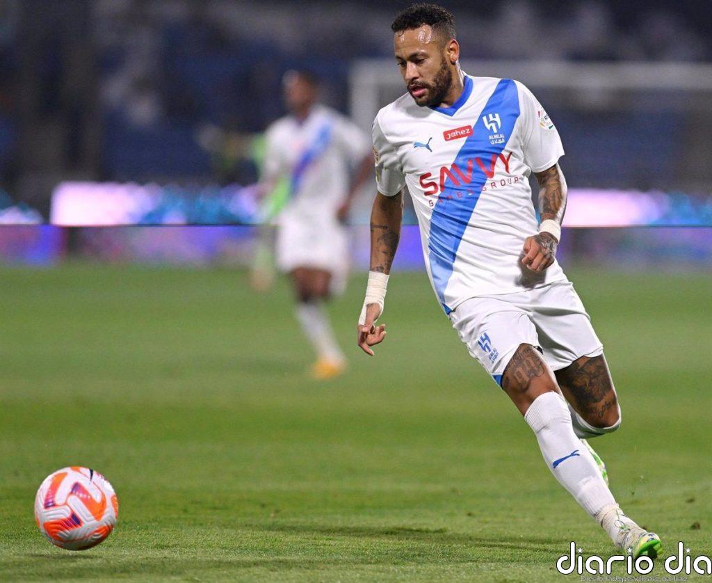 Neymar vuelve a jugar un año después en la victoria del Al Hilal sobre el Al Ain