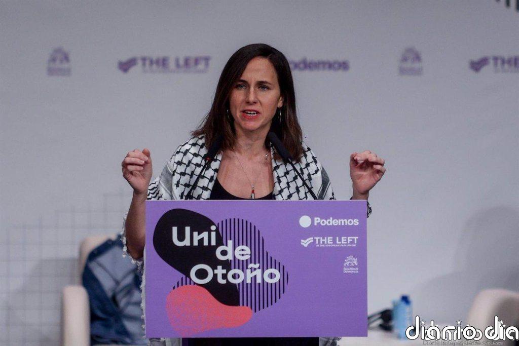 Podemos consultará a sus bases si avalan condicionar su apoyo a los PGE a romper con Israel y bajar el alquiler un 40%