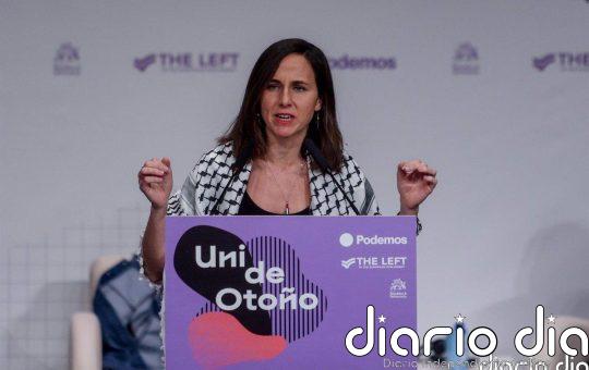 Podemos consultará a sus bases si avalan condicionar su apoyo a los PGE a romper con Israel y bajar el alquiler un 40%