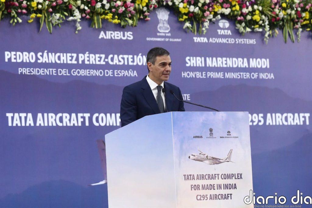 Sánchez promociona a España como "la base ideal" para expandirse al mercado europeo durante su visita a India