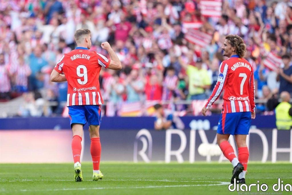 Sorloth y Griezmann hacen sonreír al Atlético