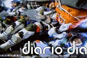 Tres astronautas chinos llegan a la estación espacial Tiangong